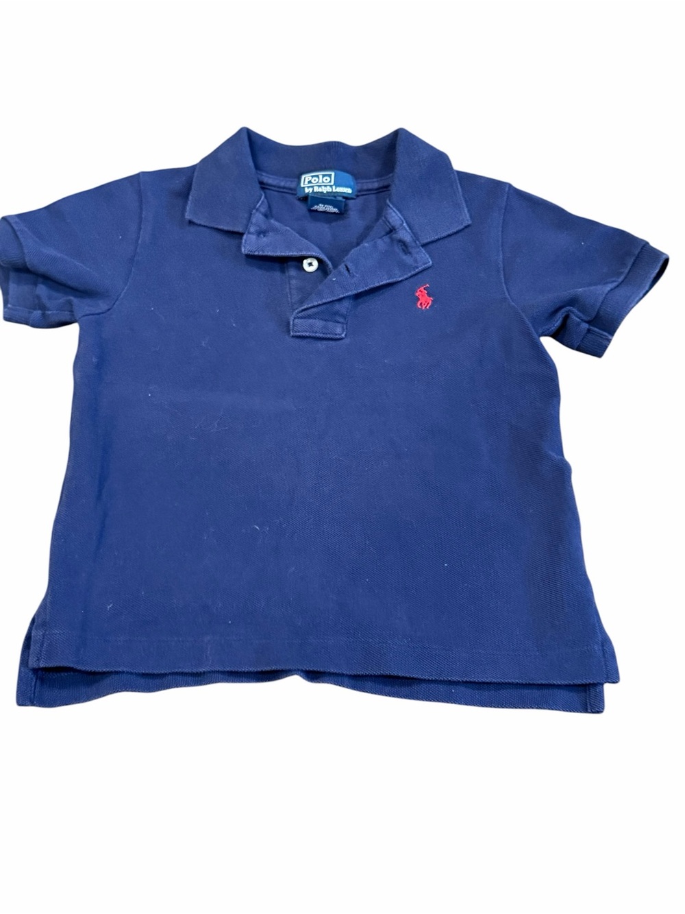 Ralph Lauren, Boys Navy Polo with Red Pony Embroidery, Size 24 months